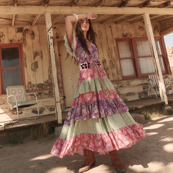 NWT Spell Melody Ra-Ra Gown, XS - Picture 1 of 11